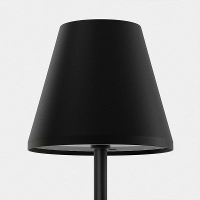 Portable Floor Lamp Black (Includes LED Light Bulb) - Room Essentials™
