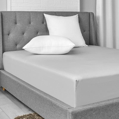  1pk Euro Machine Washable Square Microfiber Medium Bed Pillow - Room Essentials™