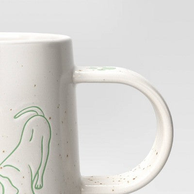  16oz Stoneware I Woof You Mug White - Room Essentials™: Coffee Mug, Microwave & Dishwasher Safe, Dorm Room Essential