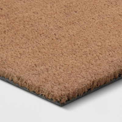  1'6"x2'6" Solid Doormat Beige - Room Essentials™
