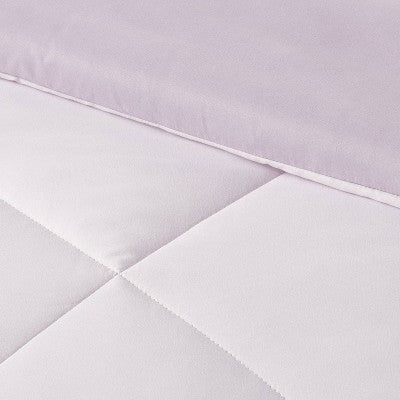  Solid Microfiber Reversible Decorative Bed Set With Throw - Room Essentials™