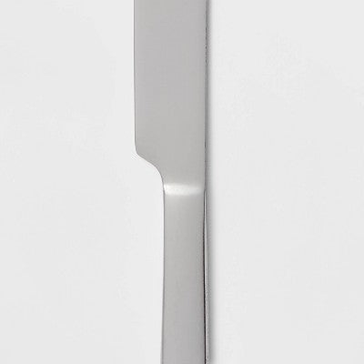  Squared Straight Knife - Room Essentials™: 18/0 Stainless Steel Dinner Knife, Dishwasher-Safe, Silver, 9.15" Length