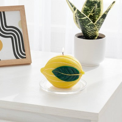  Lemon Figural Candle - Room Essentials™