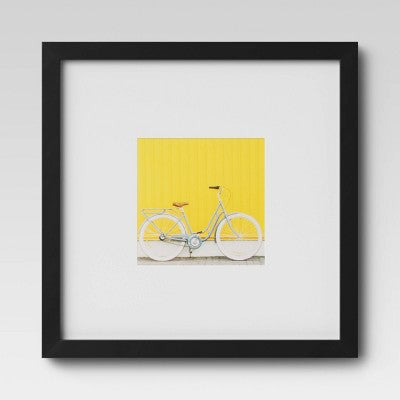  Set Of 9 Gallery Frame Set 10" X 10" Matted To 5" X 5" Black - Room Essentials™