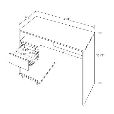  Writing Desk With Drawers - Room Essentials™