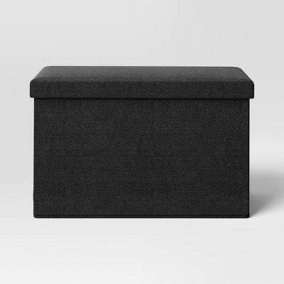  24" Collapsible Dorm Storage Ottoman - Room Essentials™