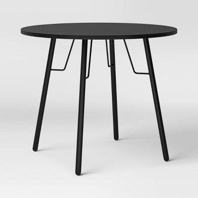  36" Round Dining Table Black - Room Essentials™