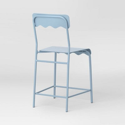  Set Of 2 24" Wavy Metal Counter Height Barstool - Room Essentials™