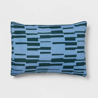  Foster Microfiber Reversible Comforter & Sheets Set Blue/Dark Green - Room Essentials™