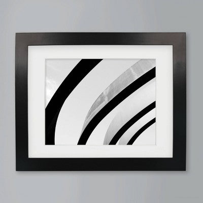  14" X 18" Matted To 11" X 14" Wide Gallery Frame Black - Room Essentials™