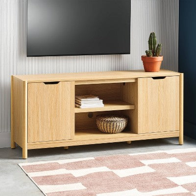  Scandi Media ,TV Stand For TVs Up To 59" Natural - Room Essentials™