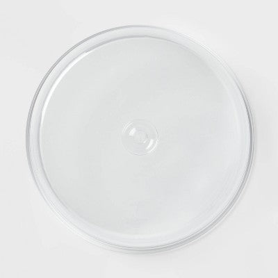  12" Plastic Cake Tray With Lid - Room Essentials™: Round Dessert & Bakery Tray, Dishwasher-Safe, Clear