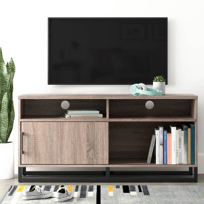  Mixed Material TV Storage Stand For TVs Up To 54" With Sliding Doors - Room Essentials™