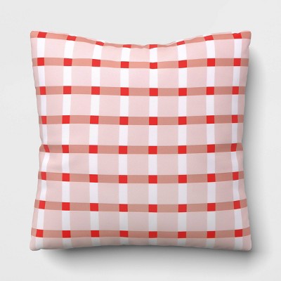  17"x17" Reversible Square Outdoor Pillow - Room Essentials™