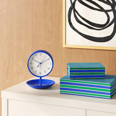  2pk Magnetic Lidded Decorative Boxes Blue - Room Essentials™