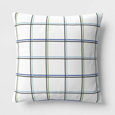  17"x17" Reversible Square Outdoor Pillow - Room Essentials™
