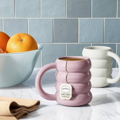  14oz Stoneware Artisan Mug Purple - Room Essentials™: Coffee Cup, Microwave & Dishwasher Safe, Dorm Room Essential