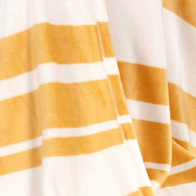  Printed Plush Striped Throw Blanket - Room Essentials™