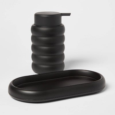  Bubble Tray Black - Room Essentials™