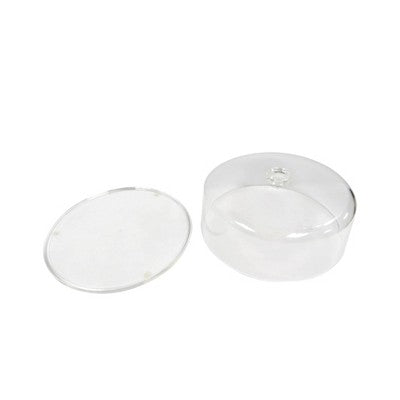  12" Plastic Cake Tray With Lid - Room Essentials™: Round Dessert & Bakery Tray, Dishwasher-Safe, Clear