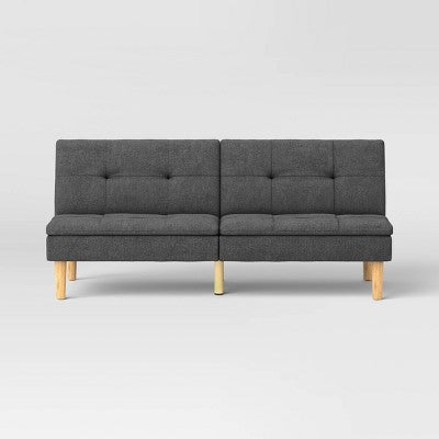  69" Tufted Dorm Futon Sofa - Room Essentials
