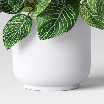  Mosaic Artificial Leaf In White Pot - Room Essentials™