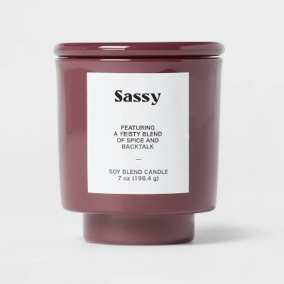  Exterior Painted Glass With Glass Lid 7oz - Room Essentials™