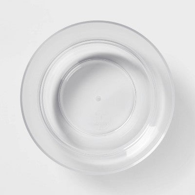  211oz Large Plastic Serving Bowl - Room Essentials™: Clear Trifle, Salad, Popcorn Bowl, Dishwasher-Safe