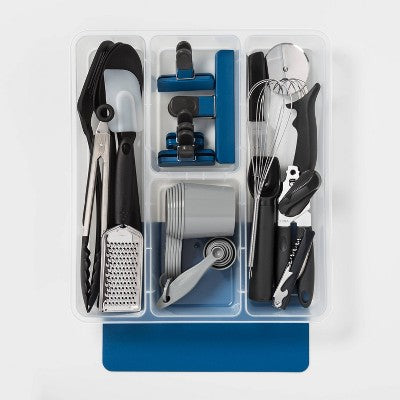  30pc Kitchen Utensil Set - Room Essentials™: Stainless Steel Cooking Tools, Includes Measuring Spoons, Tongs, Whisk