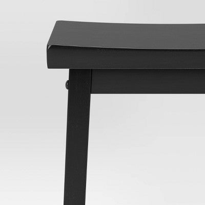  Set Of 2 29" Solid Wood Saddle Backless Barstool - Room Essentials™