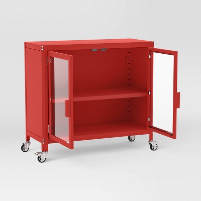  2 Door Metal Rolling Locker Storage Cabinet - Room Essentials™