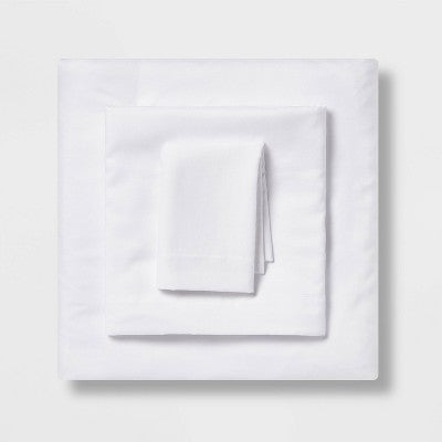  Twin/Twin XL Garment Washed Microfiber Solid Sheet Set - Room Essentials™