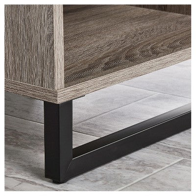  Mixed Material Nightstand - Room Essentials™