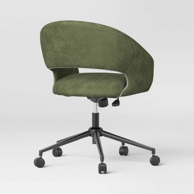  Rolling Swivel Barrel Back Office Chair - Room Essentials™