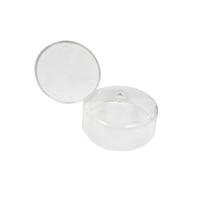  12" Plastic Cake Tray With Lid - Room Essentials™: Round Dessert & Bakery Tray, Dishwasher-Safe, Clear