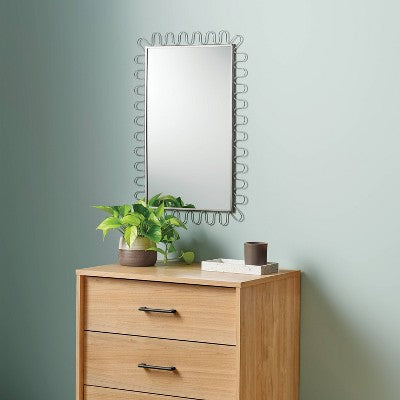  20"x30" Metal Loop Wall Mirror - Room Essentials™
