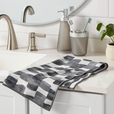  Quick Dry Watercolor Blocks Waffle Towel - Room Essentials™