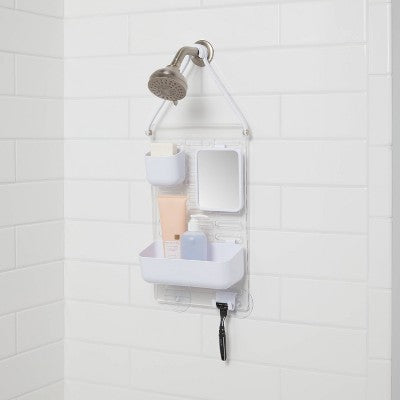  Adjustable Shower Caddy White - Room Essentials™