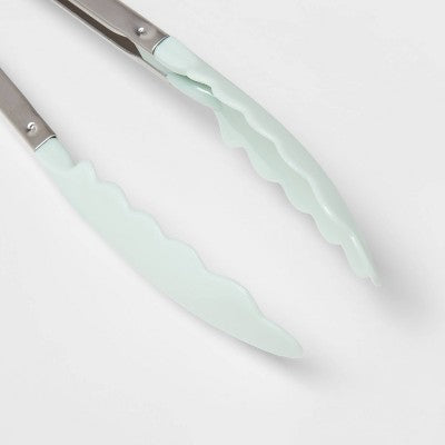  Tongs Mint Green - Room Essentials™: Stainless Steel Kitchen & Cooking Tongs, Dishwasher-Safe, 13.68" Length