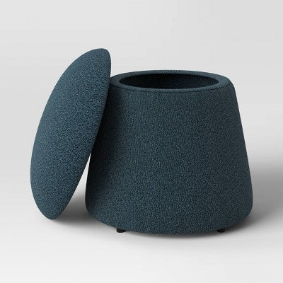 Mushroom Upholstered Storage Ottoman - Room Essentials™