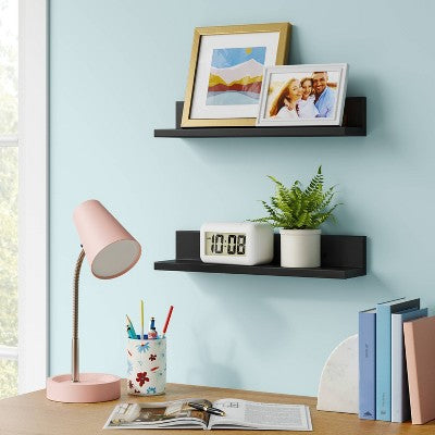  15" Wall Shelf Picture Ledge 2pk - Room Essentials™