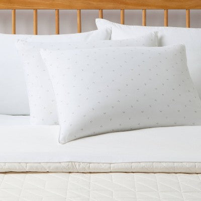  Standard/Queen Medium/Firm Machine Washable Plush Pillow White - Room Essentials™
