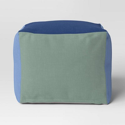  Color Block Dorm Pouf - Room Essentials™