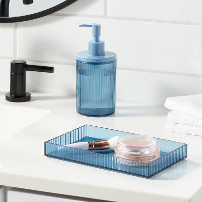  Ribbed Tray Blue - Room Essentials™