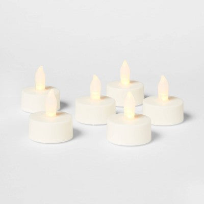  24ct Twist-Flame LED Tealight Candles (Cream) - Room Essentials™