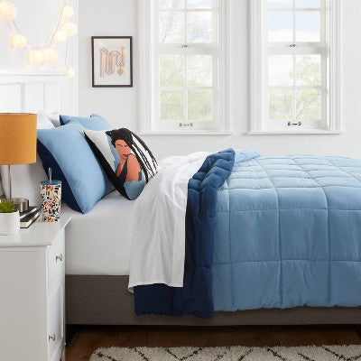  Reversible Microfiber Solid Comforter - Room Essentials™