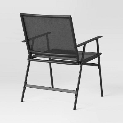  4pc Sling Patio Conversation Set - Black - Room Essentials™
