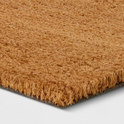  1'11x2'11" Solid Doormat Beige - Room Essentials™