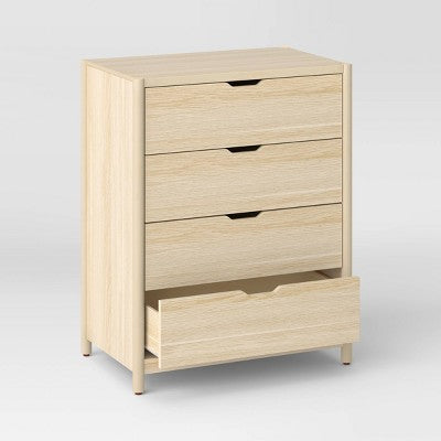  Scandi 4 Drawer Dresser Natural - Room Essentials™