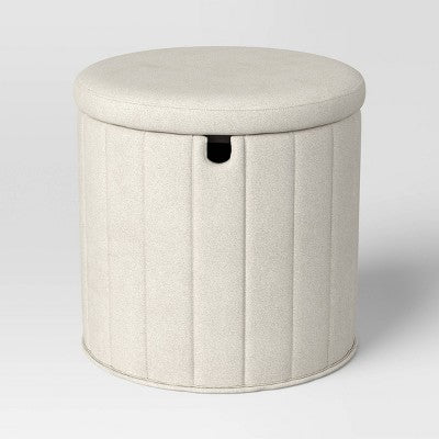  Folding Round Storage Ottoman - Room Essentials™